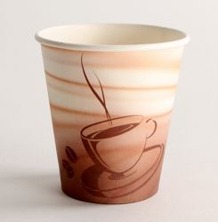 disposable paper coffee cup with sleeve and lids_single wall paper cup