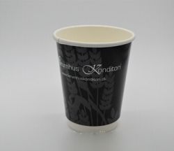 custom printed disposable Eco-friend double wall hot coffee paper cups